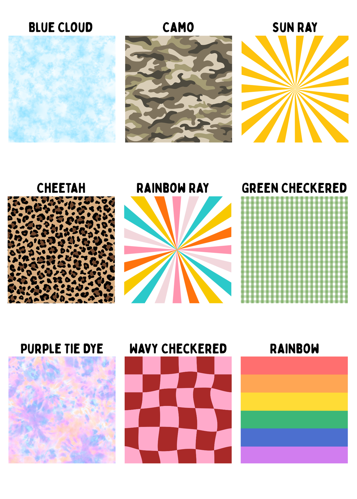 Personalized Patterned Koozies